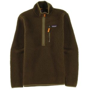 Patagonia Men Retro Pile Fleece Jacket In Sediment Brown Sz Medium-Women’s Large